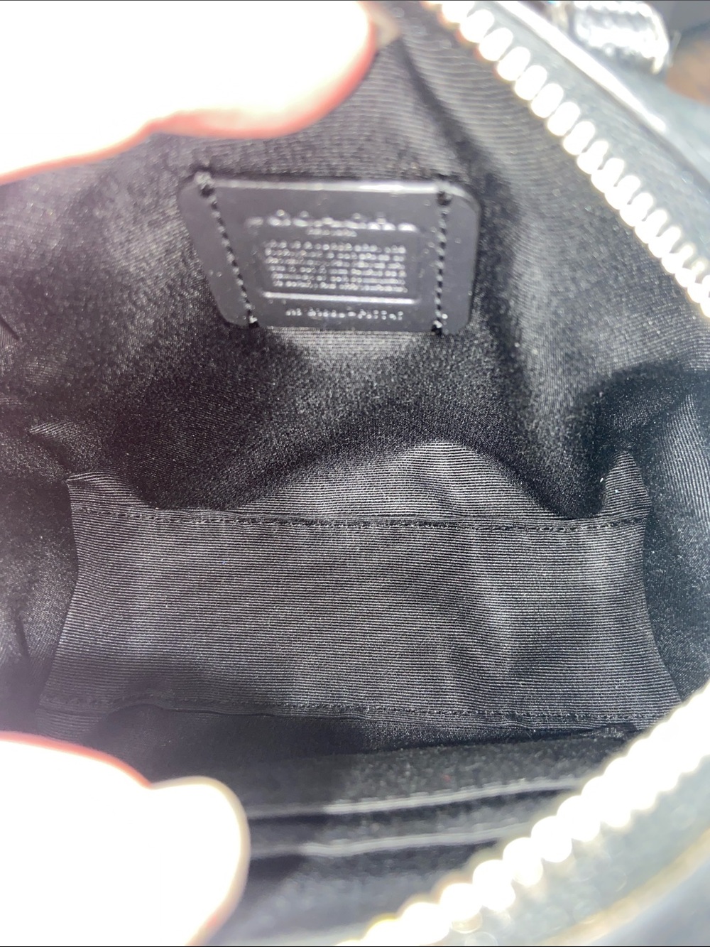 Coach Black Glitter Star Mini Satchel - Picture 6 of 7
